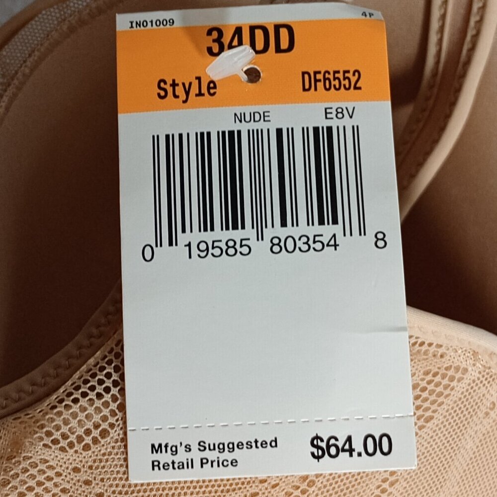 Bali Women's Ultra-Light Firm Tummy-Control Sheer Lace Body Briefer DF6552 - NWT - Picture 5 of 8